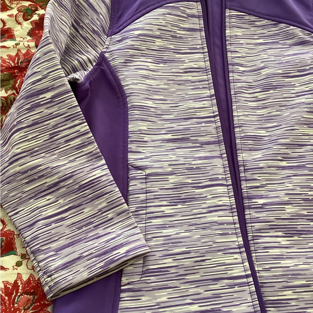 Free Country Purple Striped Kids Raincoat ( NWOT) - Picture 4 of 14